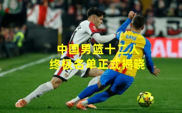 中国男篮十二人终极名单正式揭晓